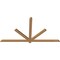 Ekena Millwork Kennewick Timber Gable Bracket, Western Red Cedar, 84"W x 45"H x 1 1/2"D x 3 1/2"F, 13/12 Pitch GBW084X45X0204KEN00SWR - alternate 4